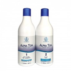 Alpha Ton Набор горячий ботокс для волос 500ml